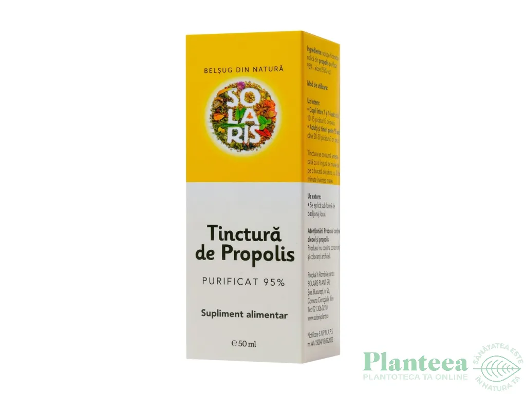 Tinctura propolis 30% 50ml - SOLARIS THERAPY