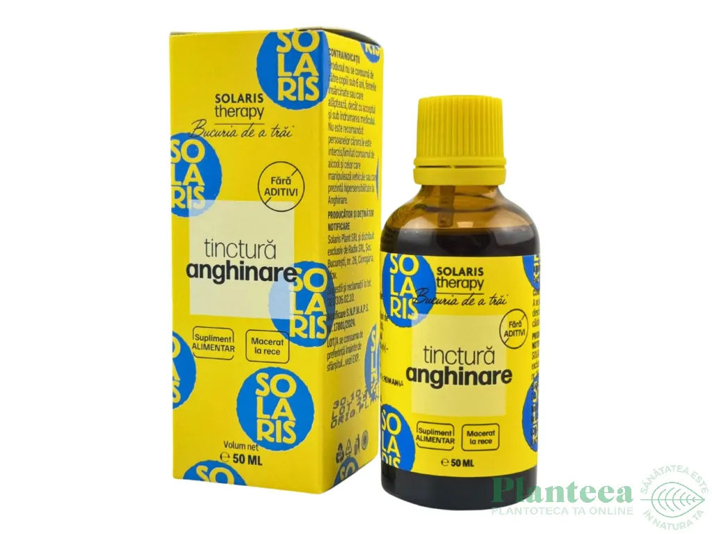 Tinctura anghinare 50ml - SOLARIS THERAPY