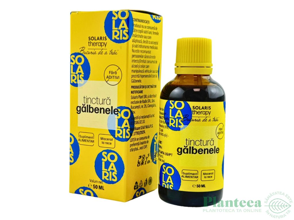 Tinctura galbenele 50ml - SOLARIS THERAPY