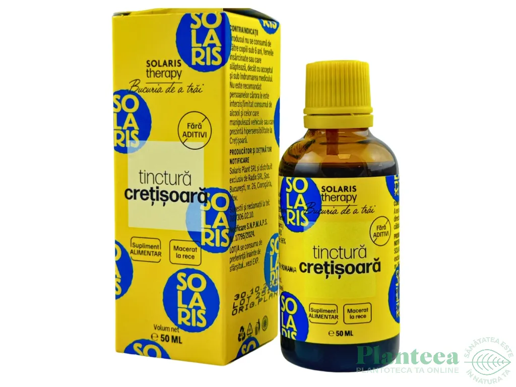 Tinctura cretisoara 50ml - SOLARIS THERAPY