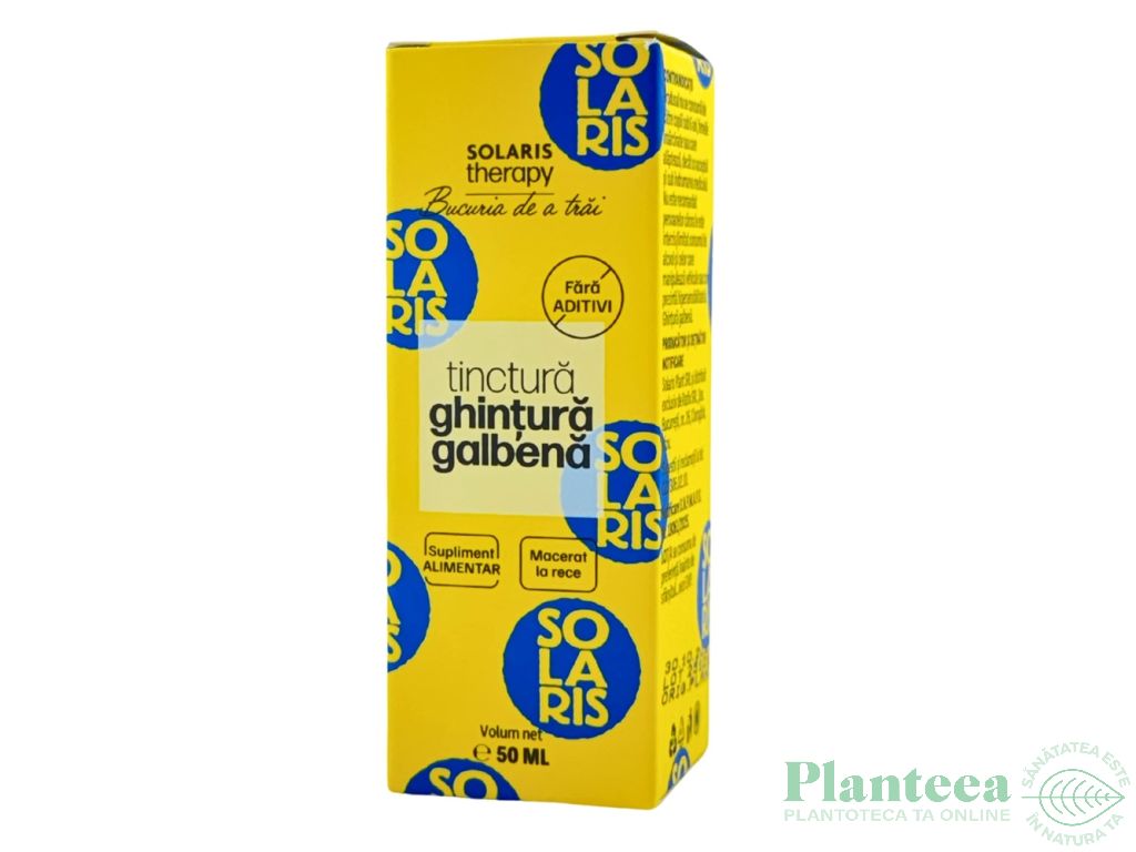 Tinctura ghintura galbena 50ml - SOLARIS THERAPY