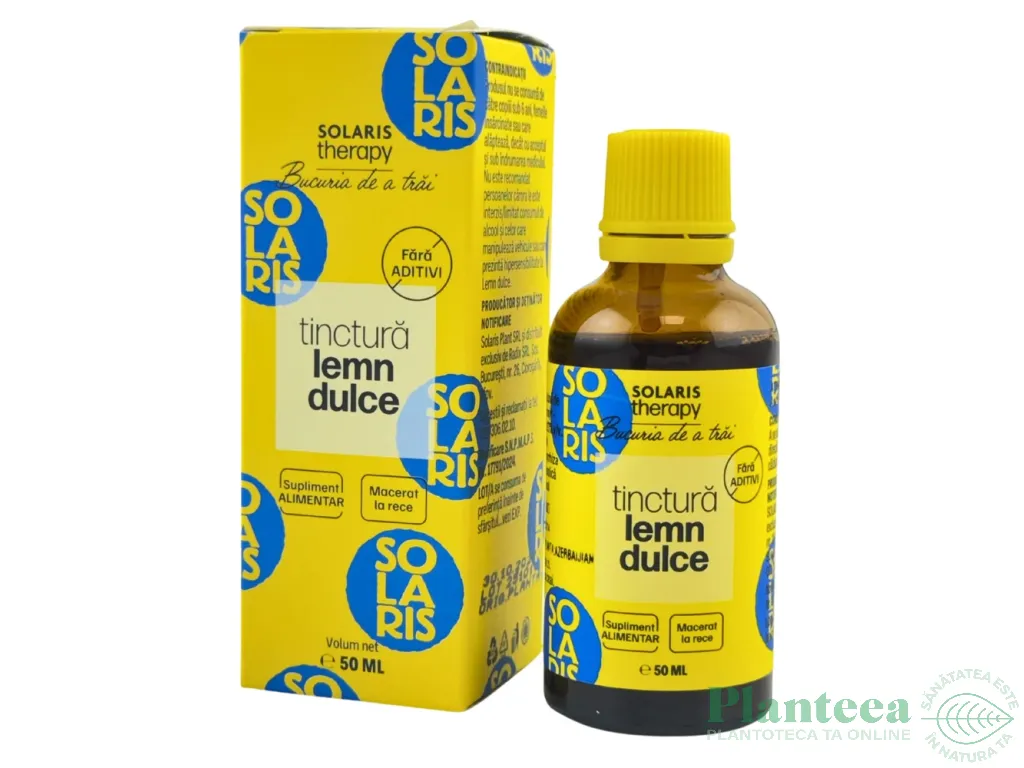 Tinctura lemn dulce 50ml - SOLARIS THERAPY