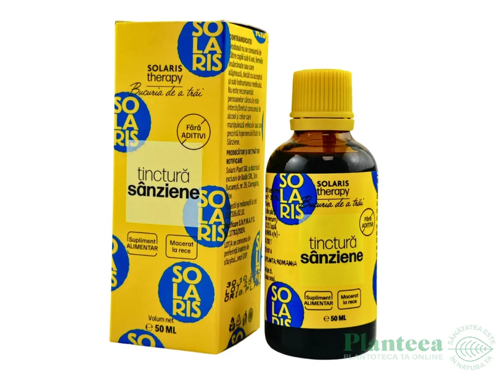 Tinctura sanziene 50ml - SOLARIS THERAPY