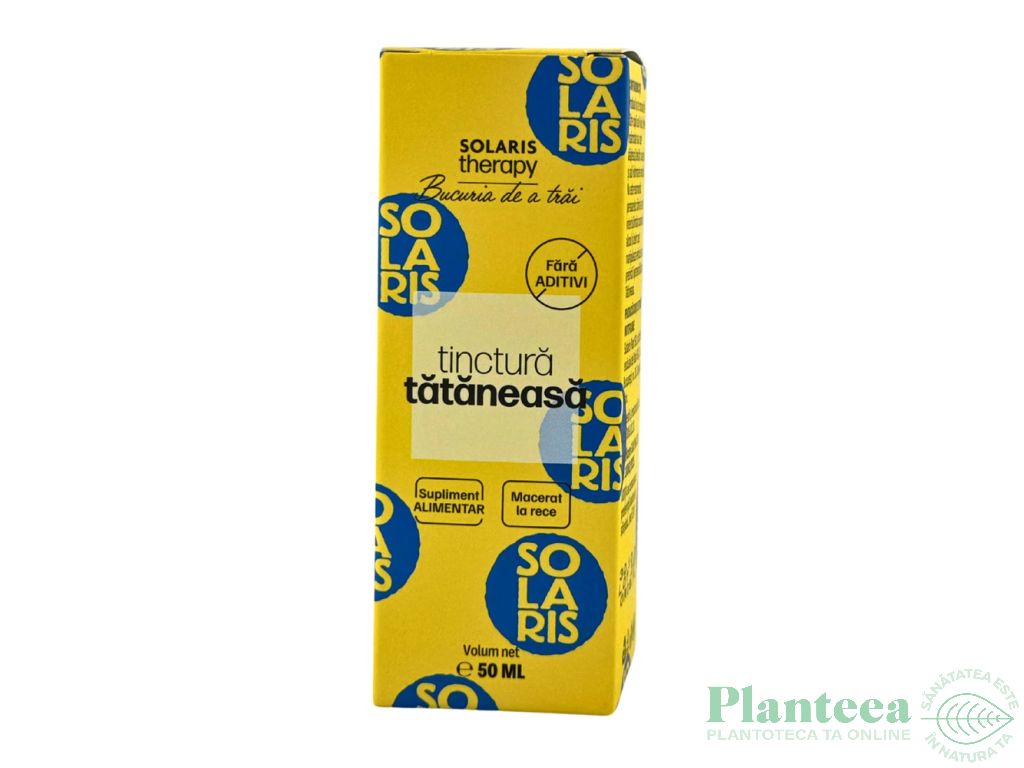 Tinctura tataneasa 50ml - SOLARIS THERAPY