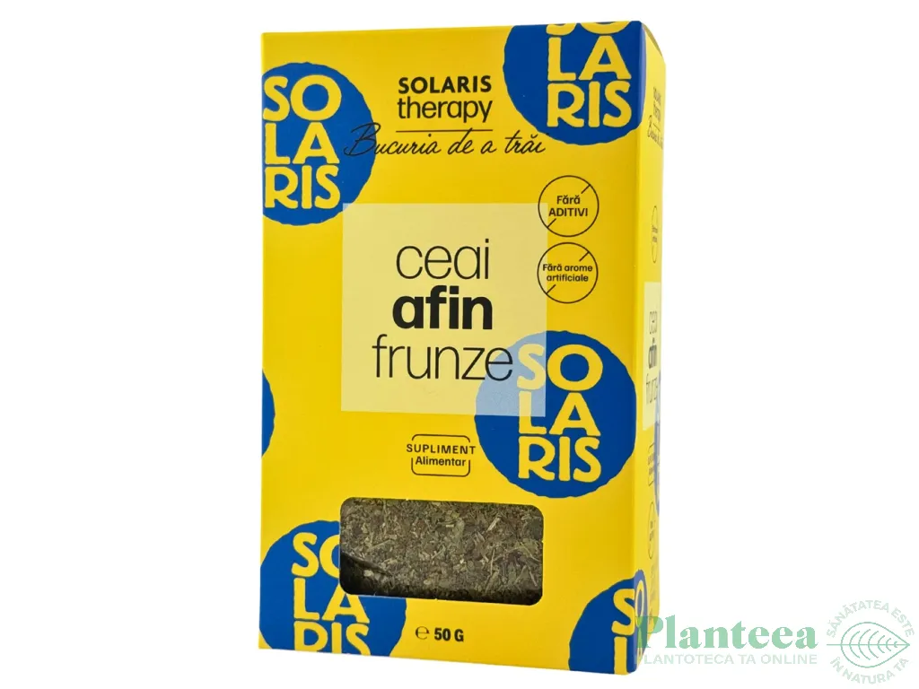 Ceai afin frunze 50g - SOLARIS THERAPY