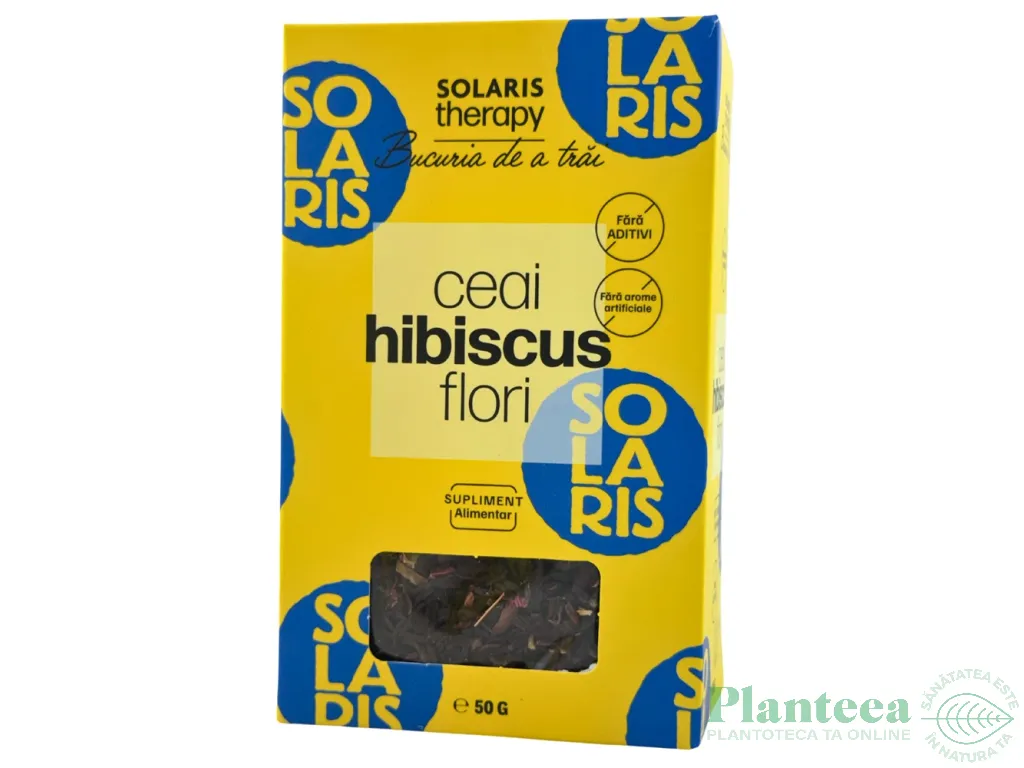 Ceai hibiscus flori 50g - SOLARIS THERAPY