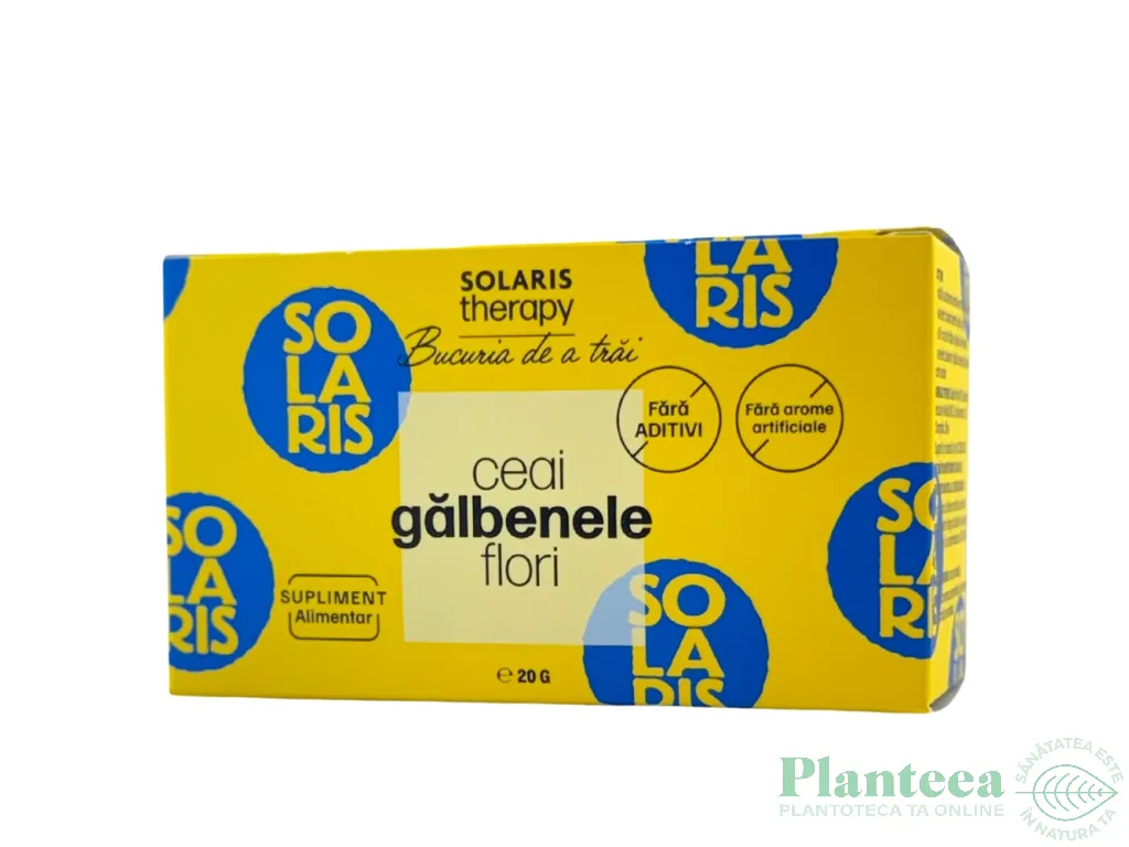 Ceai galbenele flori 20dz - SOLARIS THERAPY