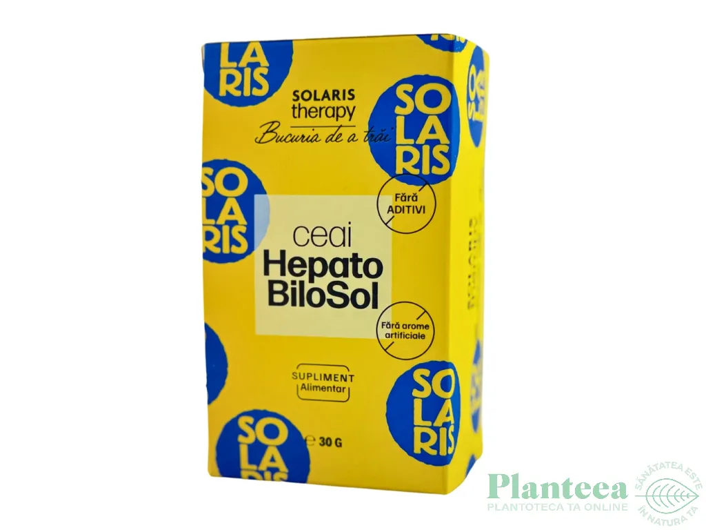 Ceai HepatoBilosol 20dz - SOLARIS THERAPY
