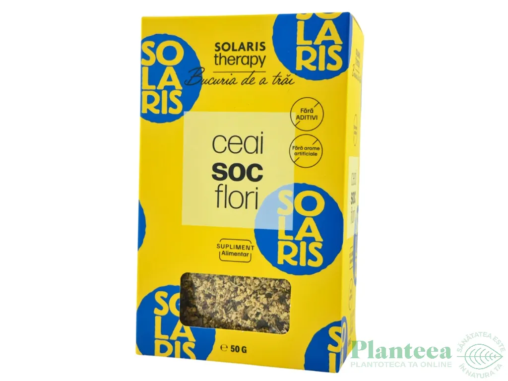 Ceai soc flori 50g - SOLARIS THERAPY