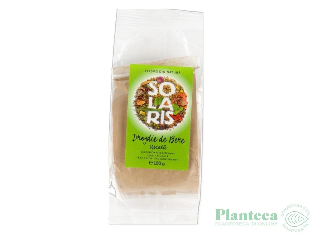 Drojdie bere uscata inactiva pulbere 100g - SOLARIS