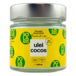 Ulei cocos presat rece 200ml - SOLARIS