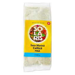Sare mare fina celtica neiodata 500g - SOLARIS