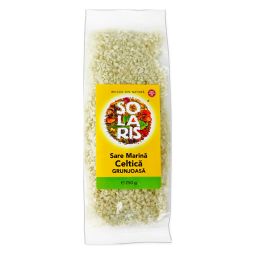 Sare mare grunjoasa celtica neiodata 250g - SOLARIS