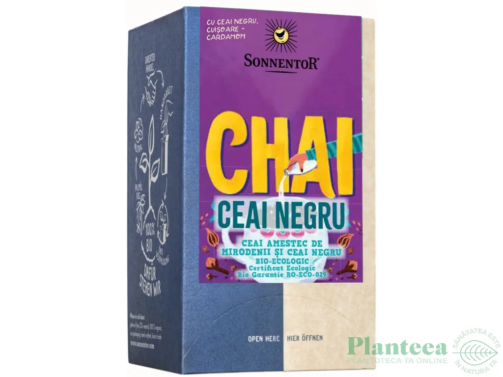 Ceai negru Chai eco 20dz - SONNENTOR
