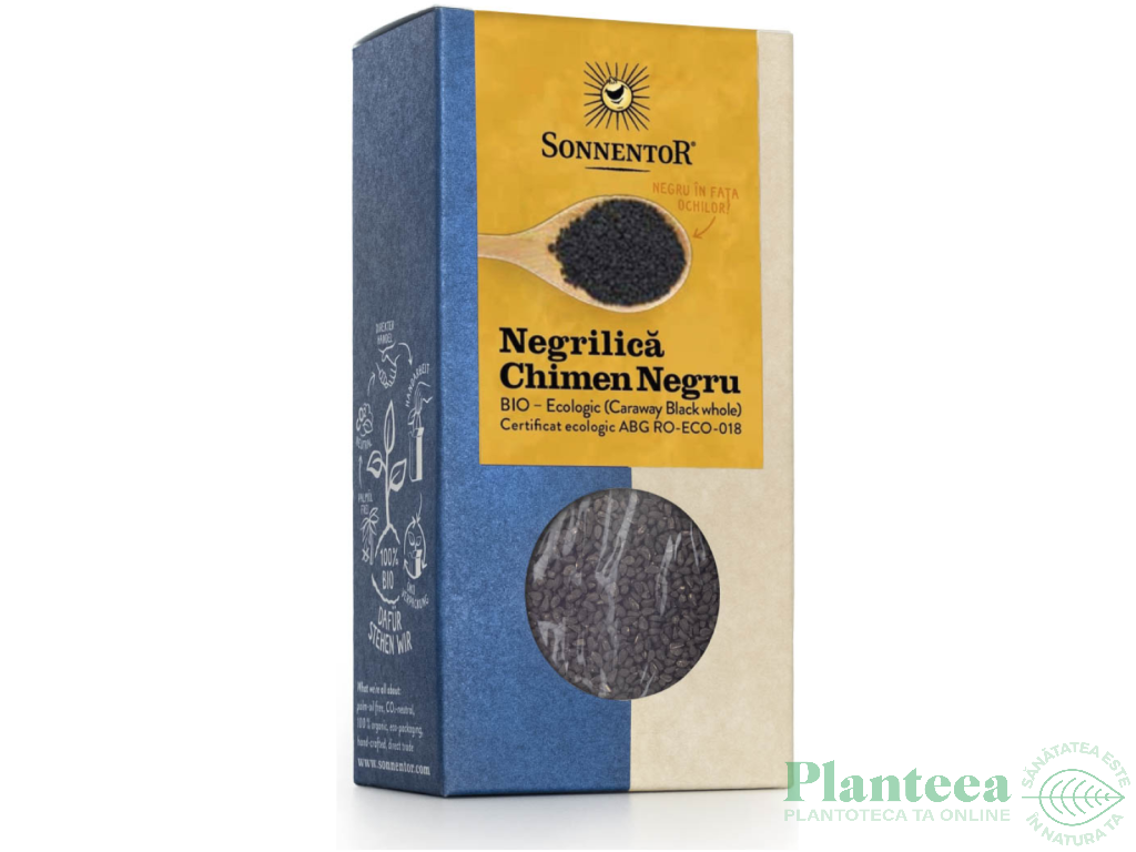 Condiment negrilica [chimen negru] seminte eco 50g - SONNENTOR