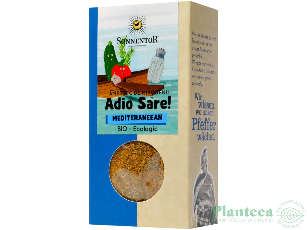 Mirodenii amestec Adio Sare! mediteraneean eco 50g - SONNENTOR