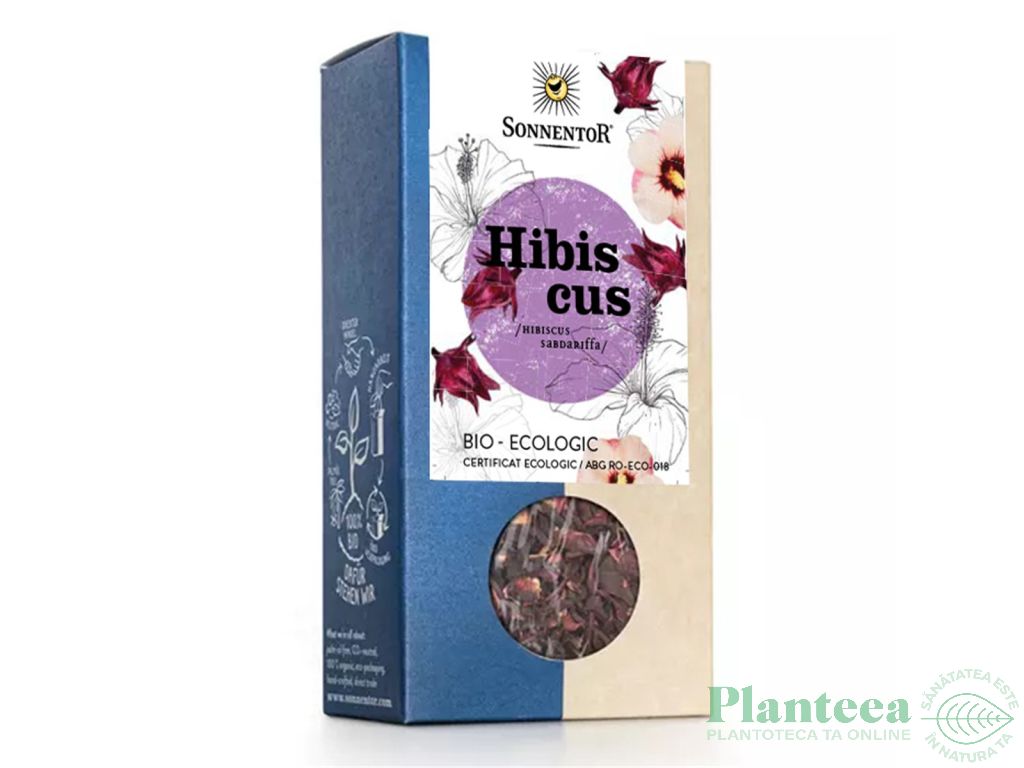 Ceai hibiscus eco 80g - SONNENTOR