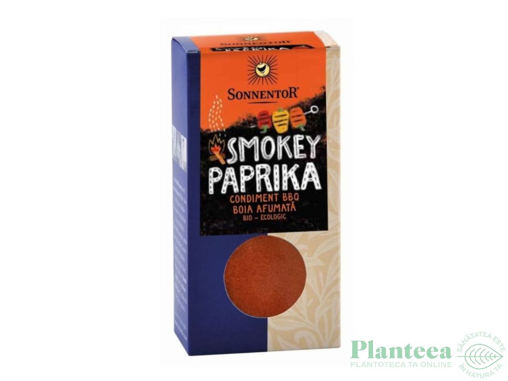 Condiment pt BBQ Smokey paprika [Boia afumata] eco 50g - SONNENTOR