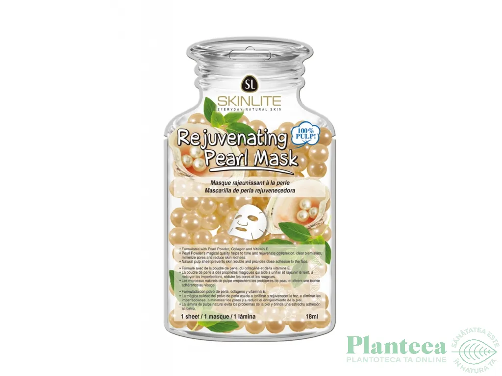 Masca reintinerire pudra perle 18ml - SKINLITE