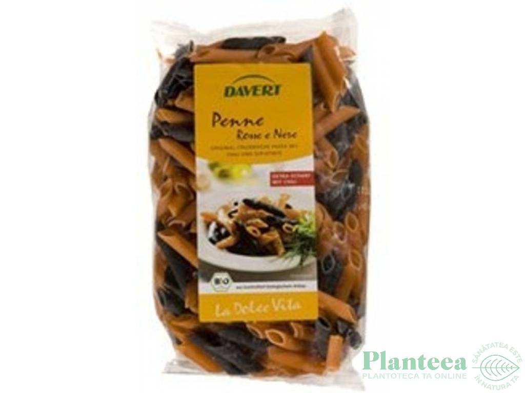 Paste penne bicolore grau eco 500g - DAVERT