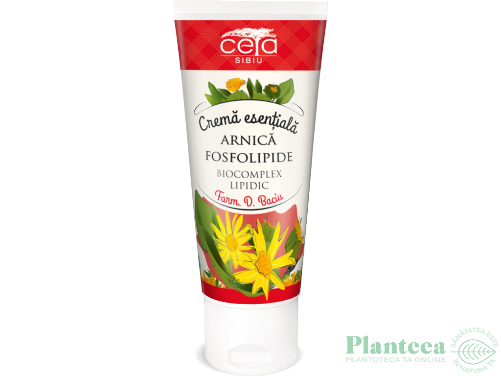 Crema esentiala arnica fosfolipide 50ml - CETA SIBIU