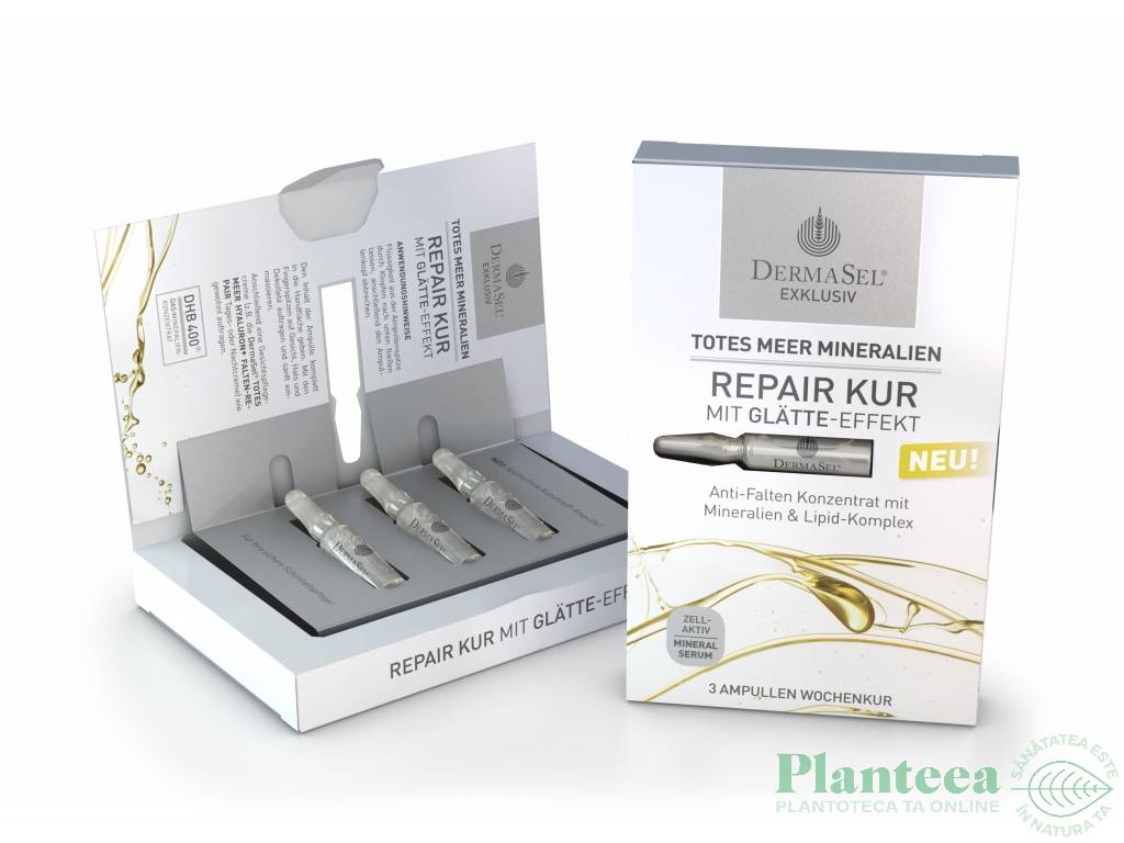 Tratament antirid reparator 3x1ml - DERMASEL