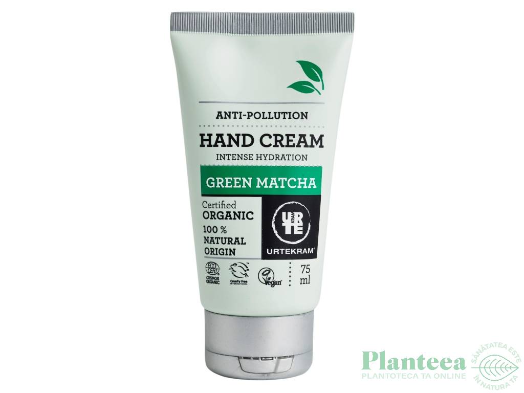 Crema maini antipoluanta intens hidratanta matcha 75ml - URTEKRAM