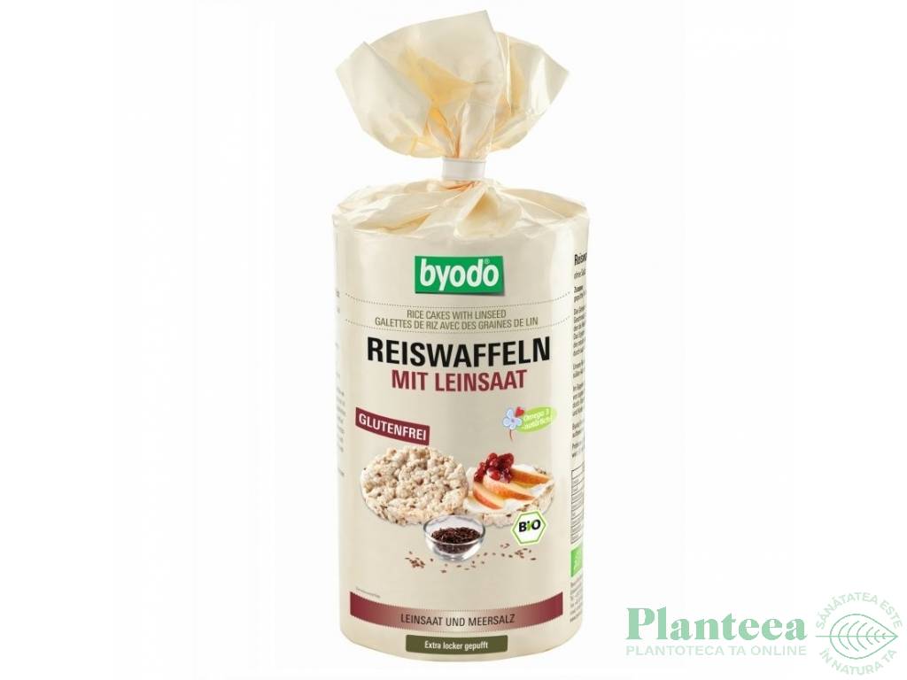 Rondele expandate orez seminte in fara gluten eco 100g - BYODO