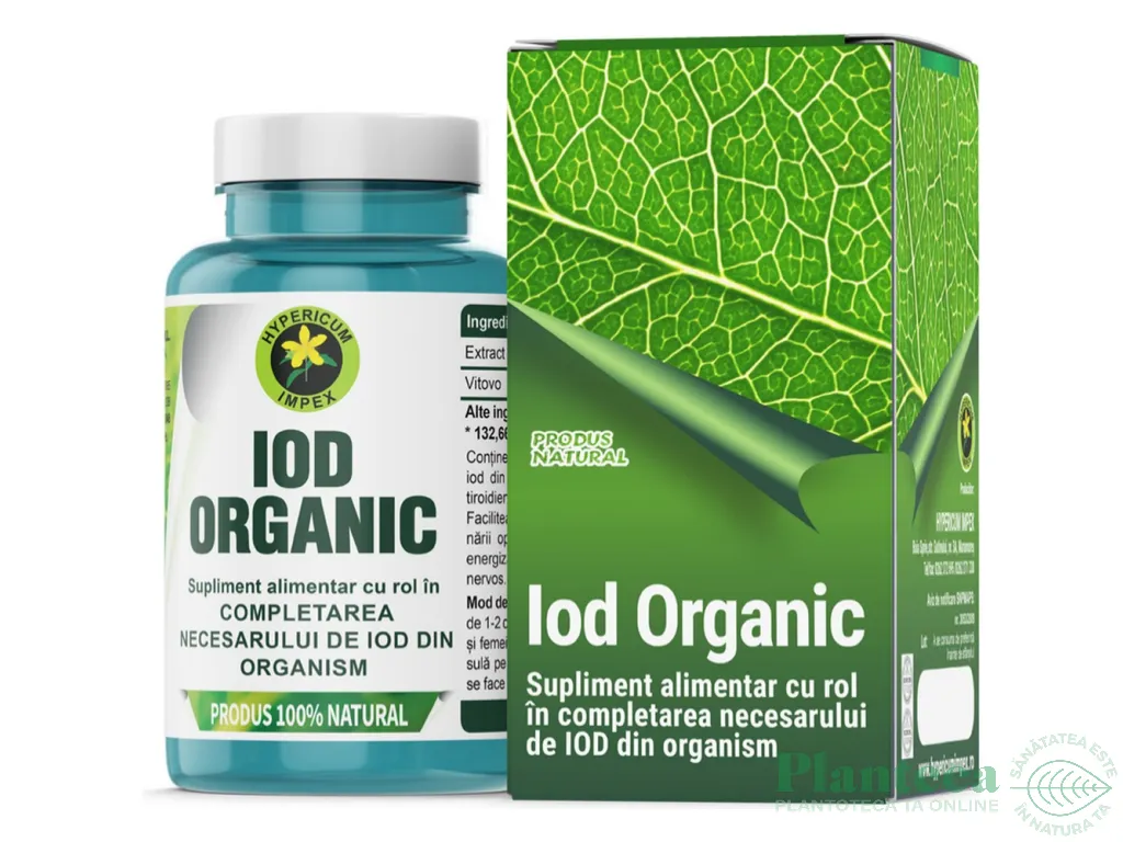Iod organic 60cps - HYPERICUM