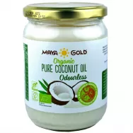 Ulei cocos dezodorizat bio 450g/500ml - MAYA GOLD