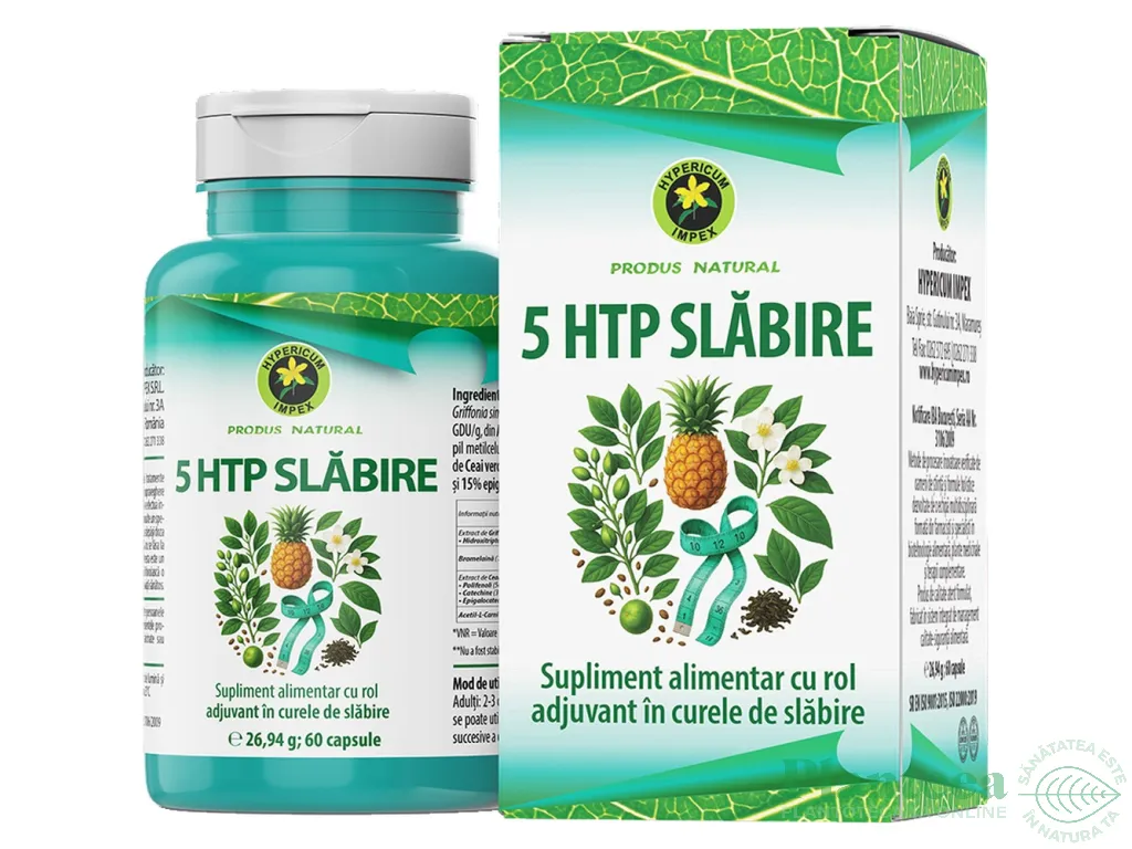 5HTP slabire 60cps - HYPERICUM