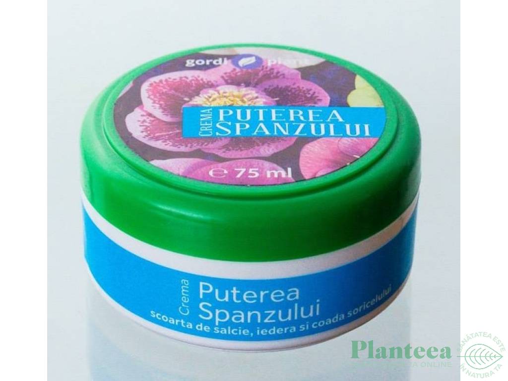 Crema puterea spanzului 75ml - GORDI PLANT