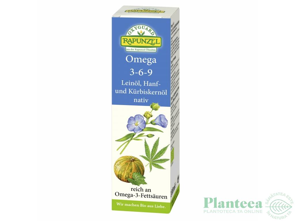 Ulei mix omega369 virgin eco 100ml - RAPUNZEL