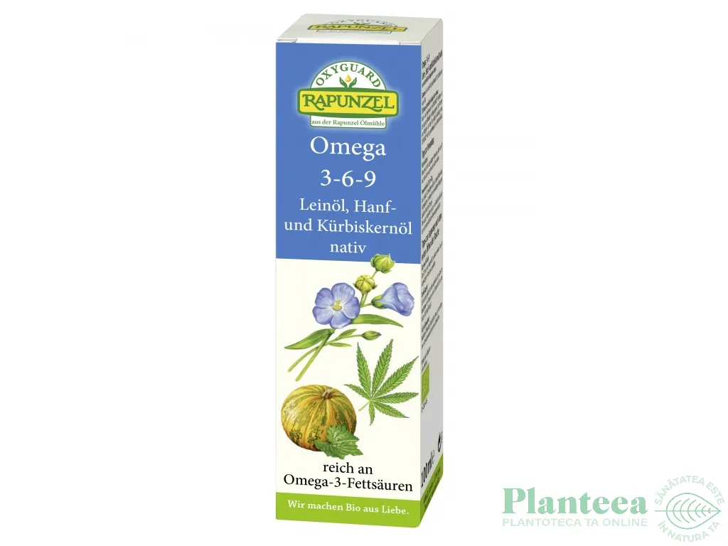 Ulei mix omega369 virgin eco 100ml - RAPUNZEL