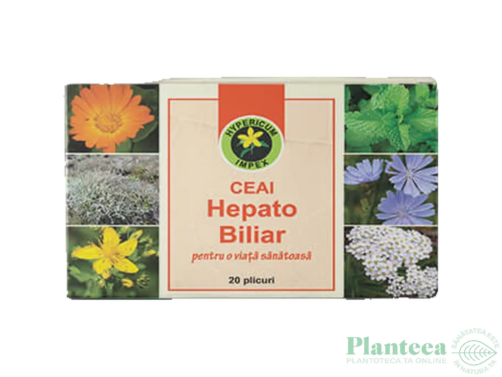 Ceai hepato biliar 20dz - HYPERICUM