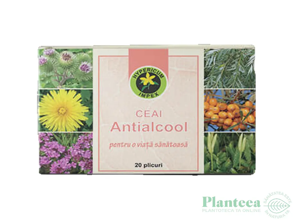 Ceai antialcool 20dz - HYPERICUM