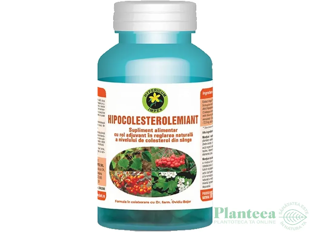 Hipocolesterolemiant 60cps - HYPERICUM