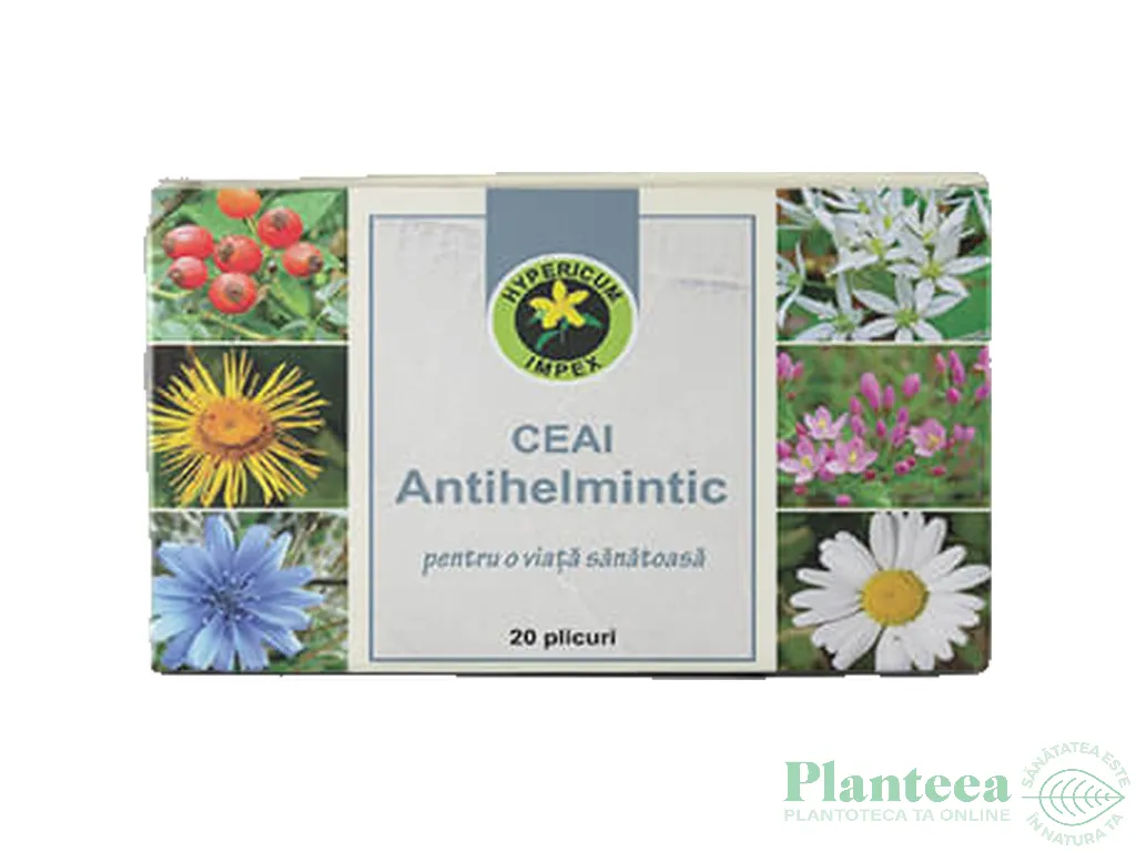 Ceai antihelmintic 20dz - HYPERICUM