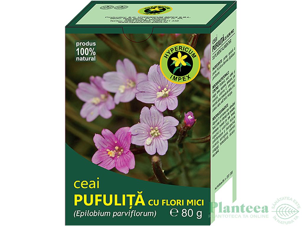 Ceai pufulita flori mici 80g - HYPERICUM