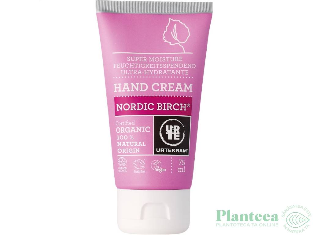 Crema maini ultrahidratanta mesteacan nordic 75ml - URTEKRAM