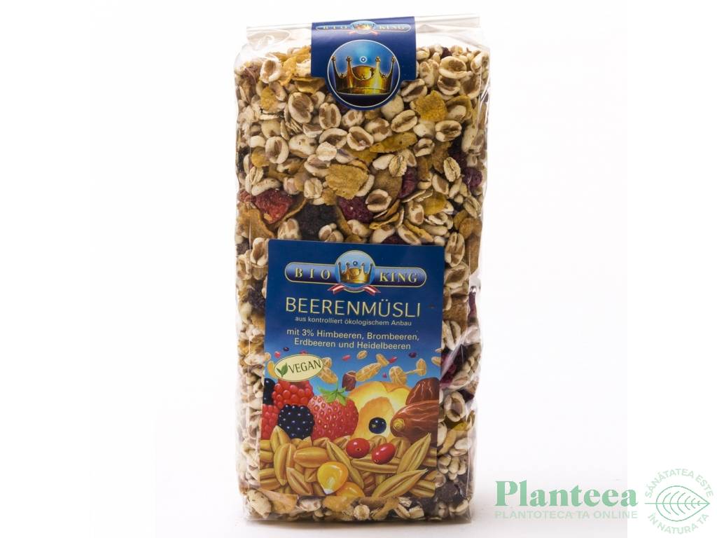 Musli fructe padure eco375g - BIOKING