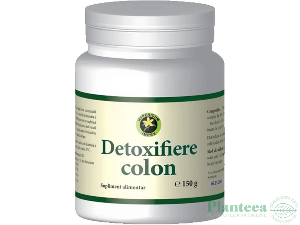 Detoxifiere colon 150g - HYPERICUM