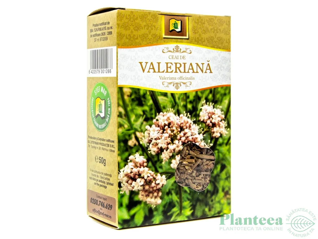 Ceai valeriana 50g - STEFMAR