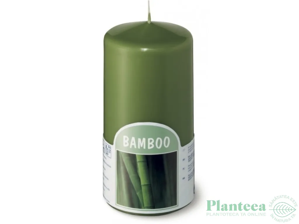 Lumanare parfumata stalp 33h bamboo 260g - BOLSIUS