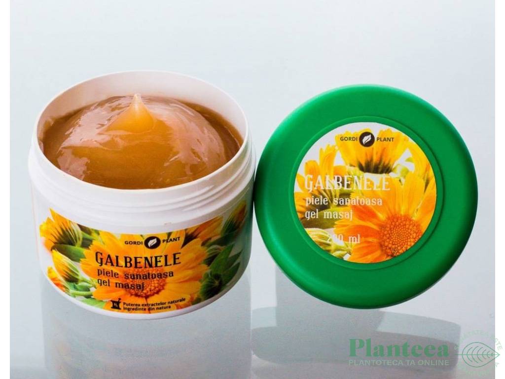 Gel masaj galbenele 200ml - GORDI PLANT