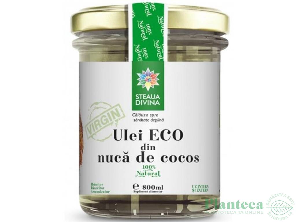 Ulei cocos eco 800ml - SANTO RAPHAEL