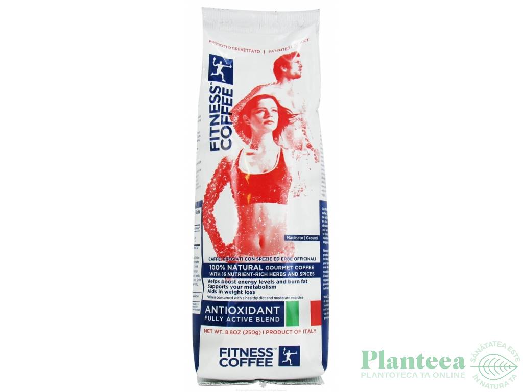 Cafea macinata cu 16plante Antioxidant 250g - FITNESS COFFEE