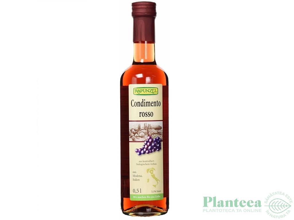 Otet vin rosu Condimento Rosso eco 500ml - RAPUNZEL