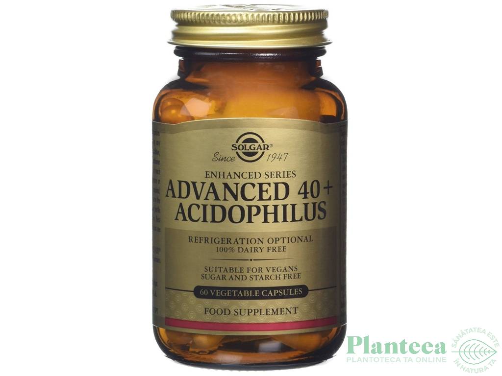 Advanced 40+ Acidophilus 60cps - SOLGAR