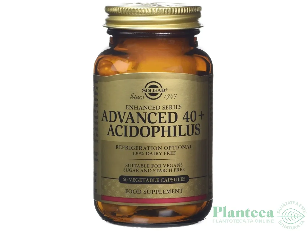 Advanced 40+ Acidophilus 60cps - SOLGAR